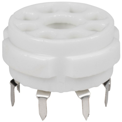8 Pin Octal Ceramic Valve Socket PC Mount 8 Pin Octal Ceramic Valve Socket PC Mount